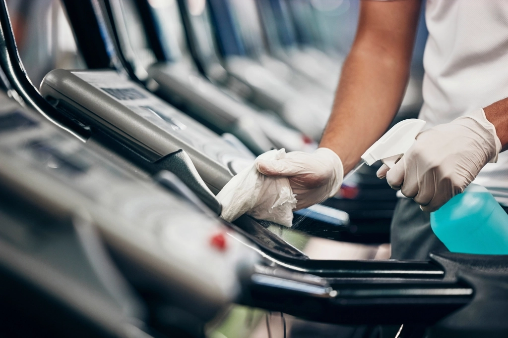 Le nettoyage des salles de sport et clubs de fitness